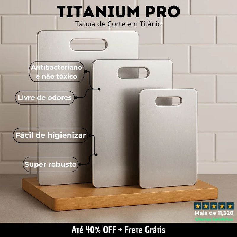 Tábua Titanium Pro - Corte Preciso e Higiene Máxima - Promoção Hoje