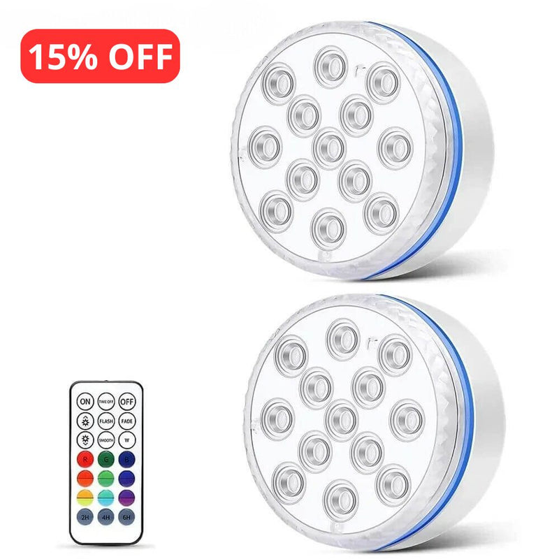 Luminária Led de Piscina RGB com Ventosas - Swanlight