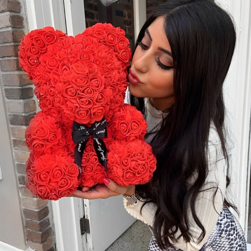 Urso de Rosas Forever Love - Presente Especial