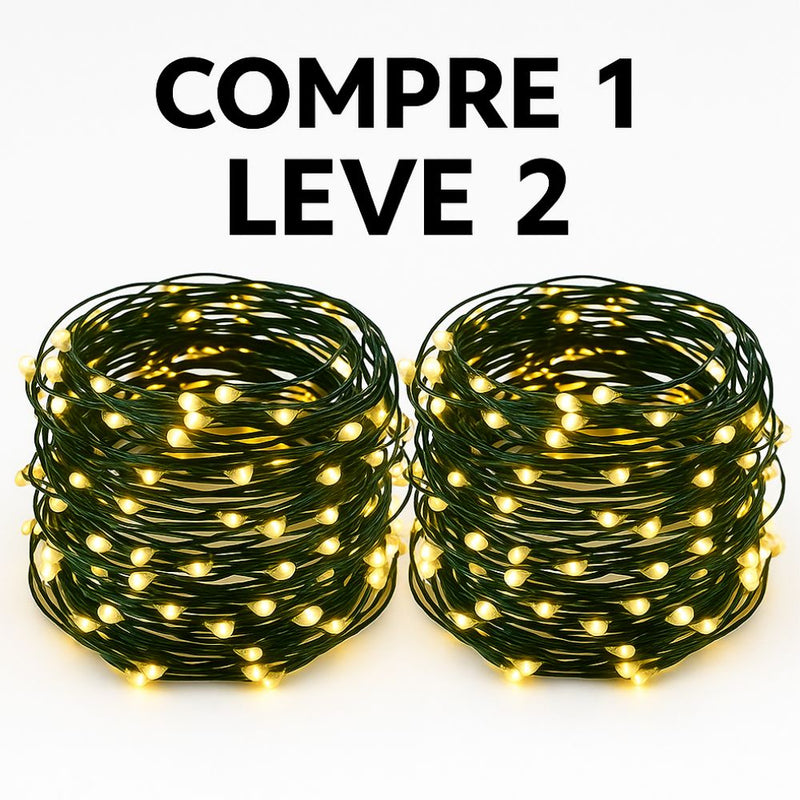 Pisca Pisca Led Strobo Natalino 100 Leds | Compre 1 Leve 2