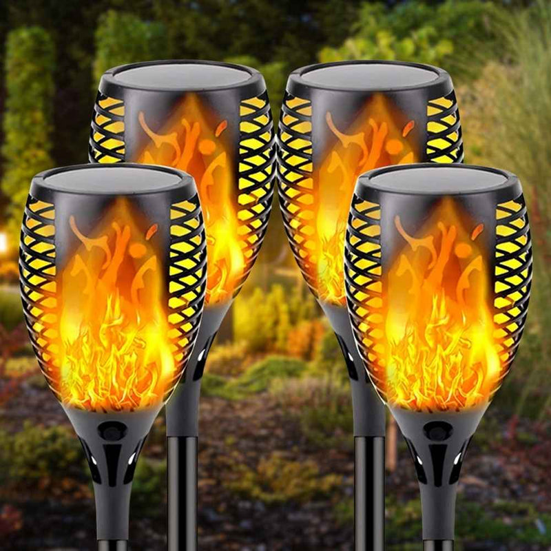 Luminária LED Solar Estilo Tocha para Jardim - SwanLight