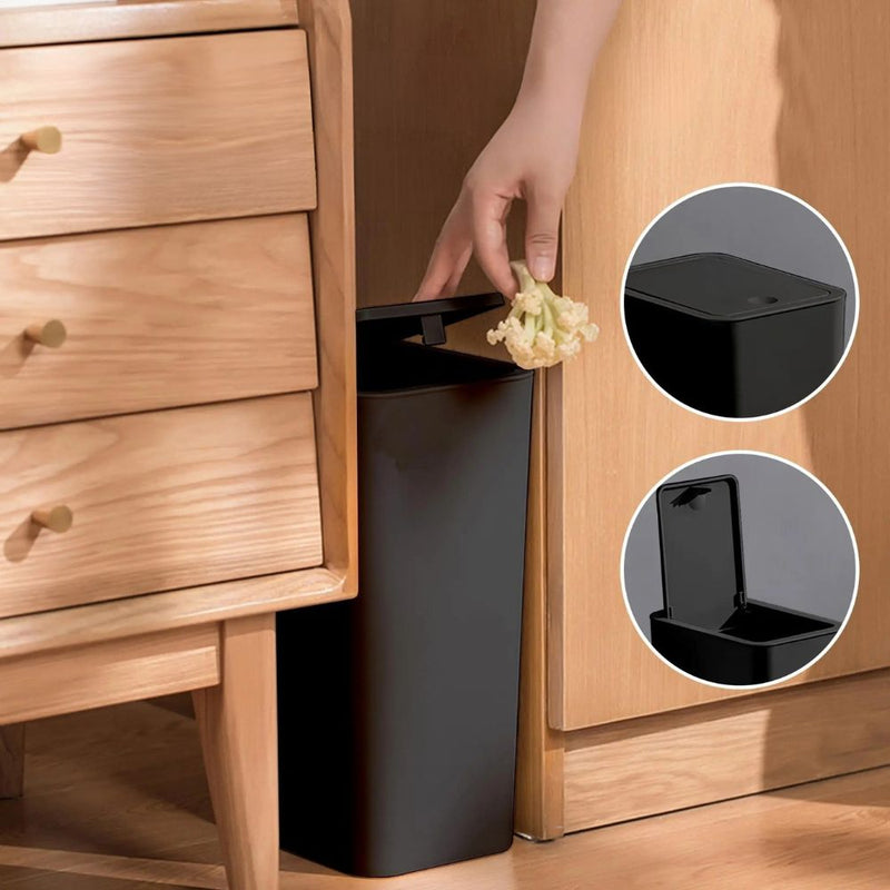 Lixeira Monocromática de Pressão Compre 1 Leve 2 - SwanBathroom