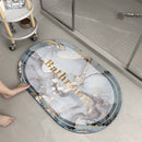 Tapete de Banheiro Arredondado - Swan Bathroom