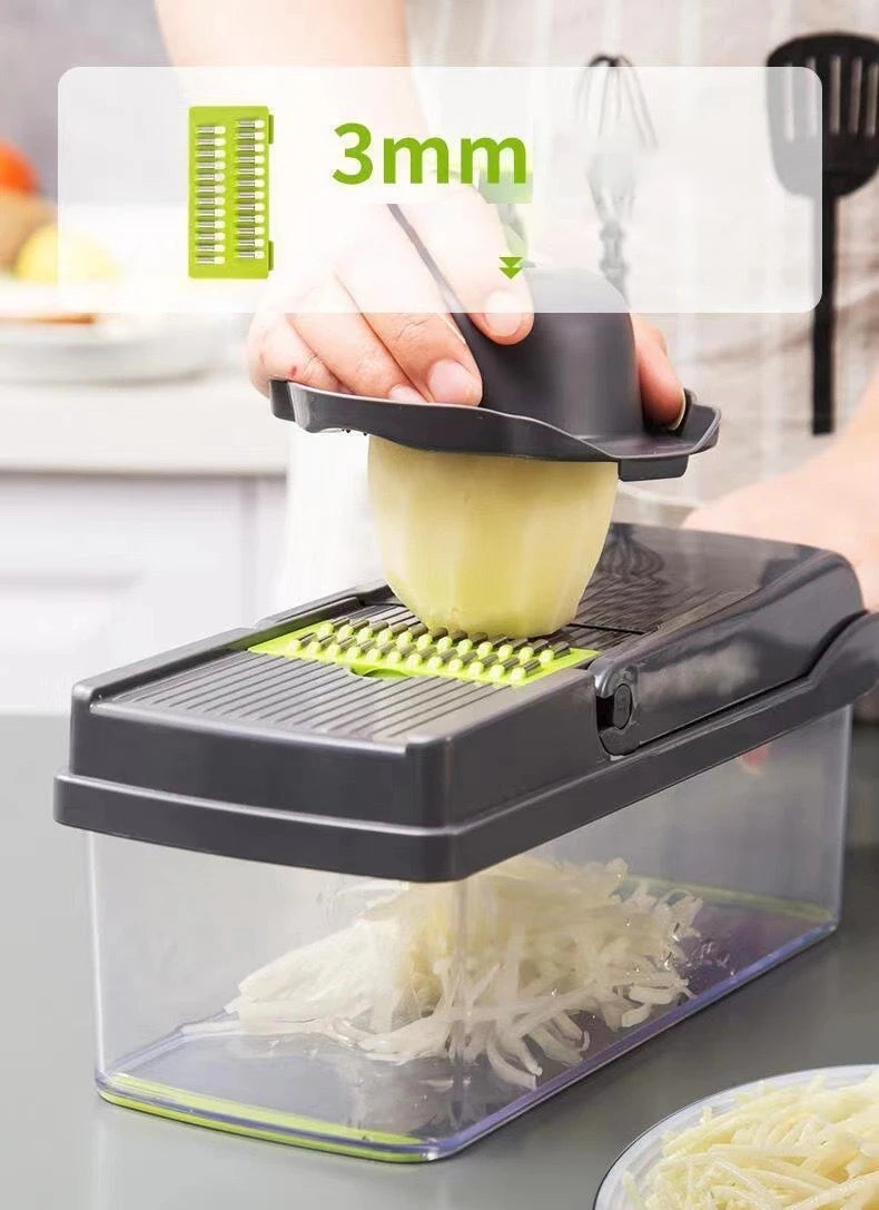 Cortador de Legumes Multifuncional 8 em 1 - Swan Kitchen